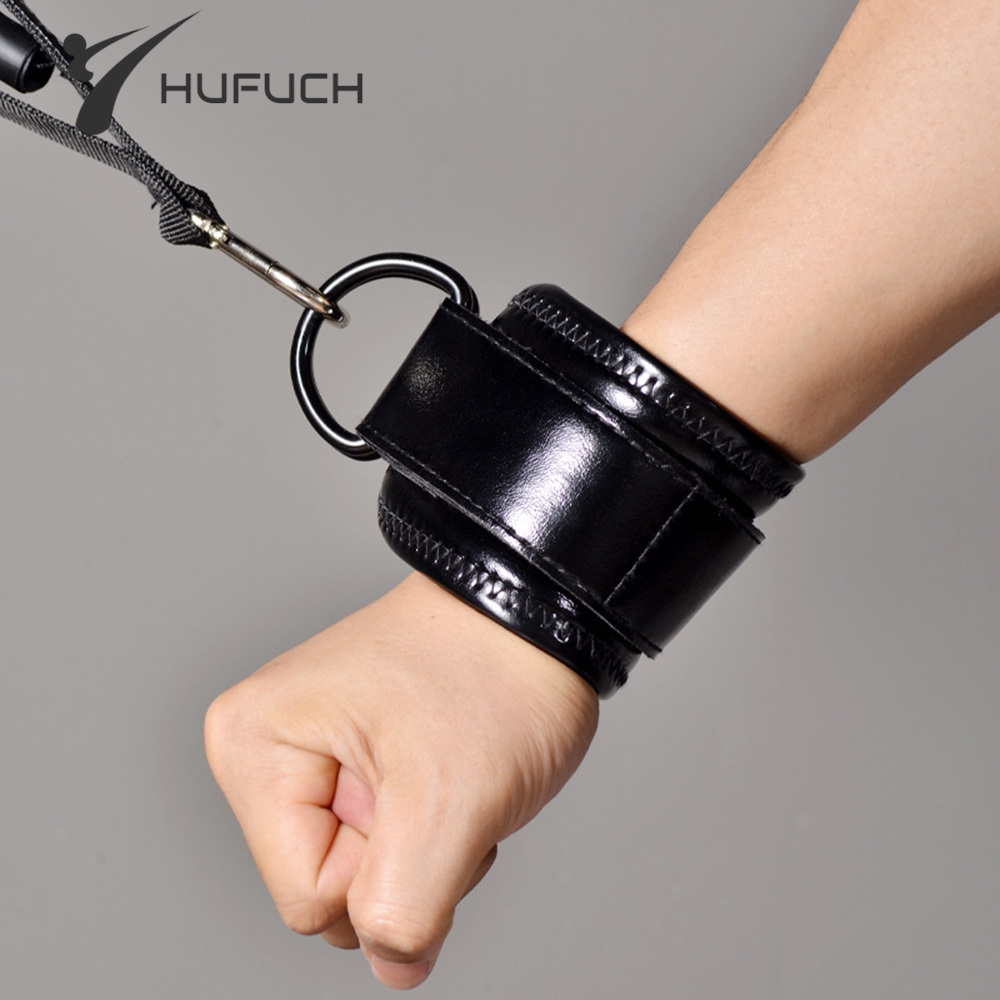 Home Gym Resistance Machine - สายรัดข้อมือสําหรับResistance Bandออกกําลังกายฟิตเนสสายรัดข้อเท้าเท้าCuffsสายเครื่องGymอุปกรณ์ฟิตเนสหน้าแรก