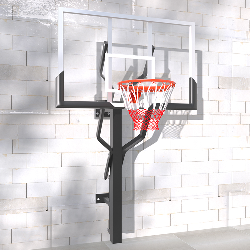 Home Gym Mini - ขายตรงจากโรงงาน ห่วงบาสเก็ตบอลขนาดเล็กปรับความสูงได้ ติดผนัง สำหรับใช้ในบ้าน ยิม หรือสนามกีฬา
