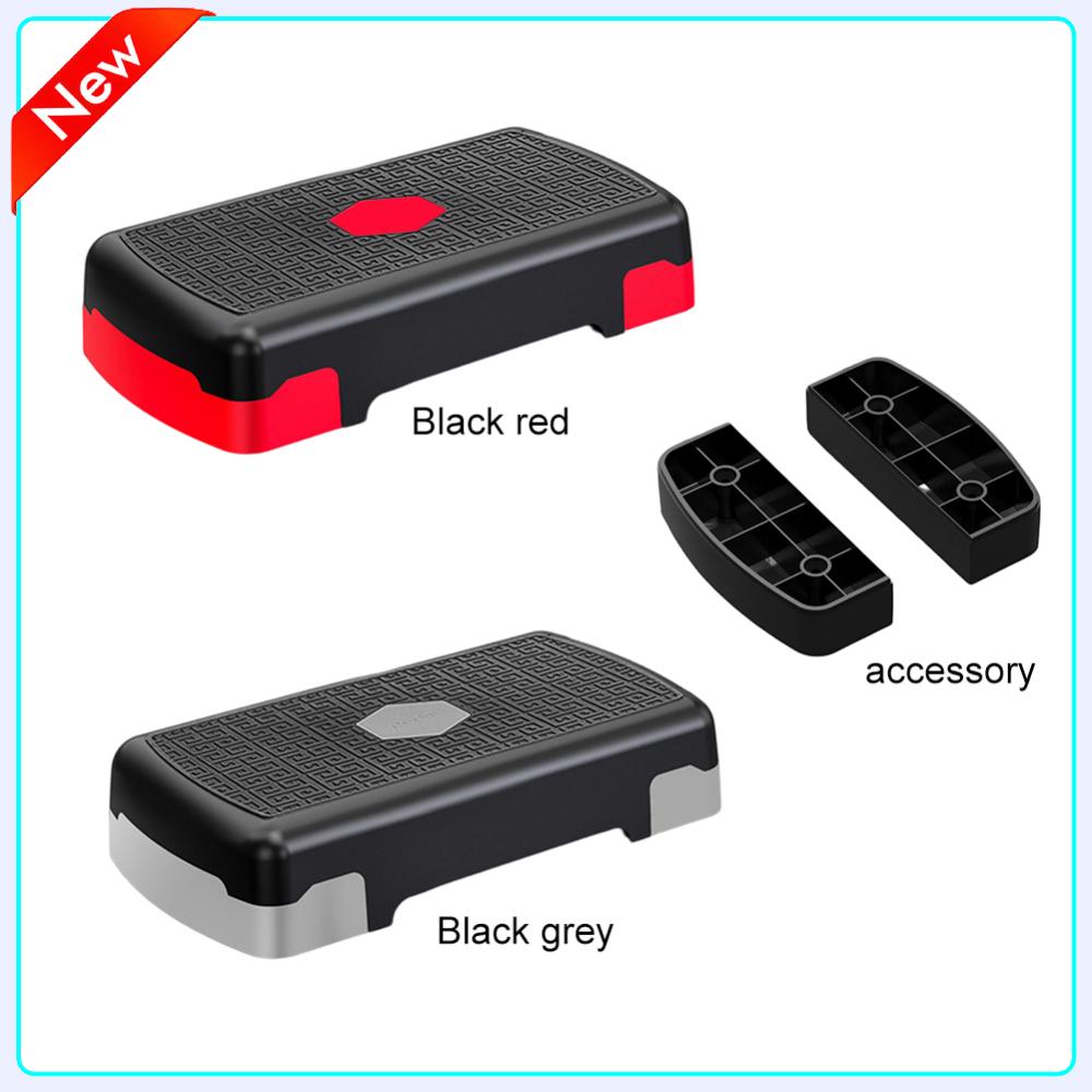 Home Gym Mini - เครื่องออกกำลังกายแบบแอโรบิก สเต็ปเปอร์ขนาดเล็ก แบบเหยียบเท้า ปรับระดับได้ กันลื่น รับน้ำหนักได้