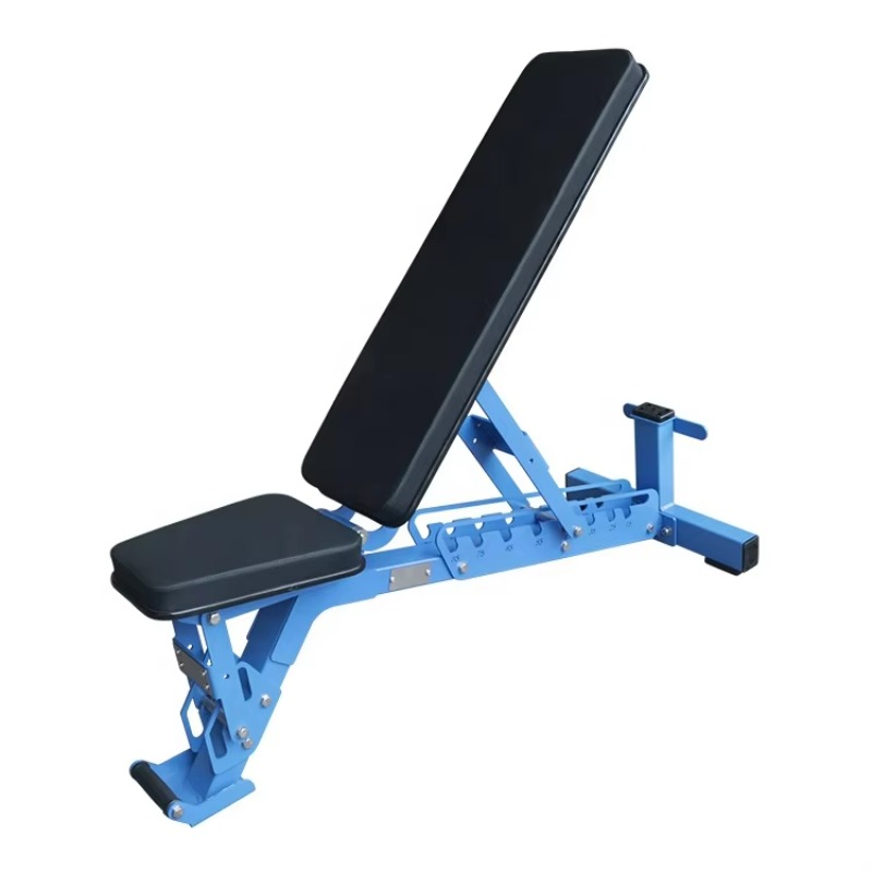 Home Gym Foldable - ม้านั่งออกกำลังกายแบบพับได้ปรับระดับได้สำหรับใช้ในบ้าน พร้อมที่นั่งเหล็กที่สะดวกสบายสำหรับการฝึกความแข็งแรงของร่างกาย