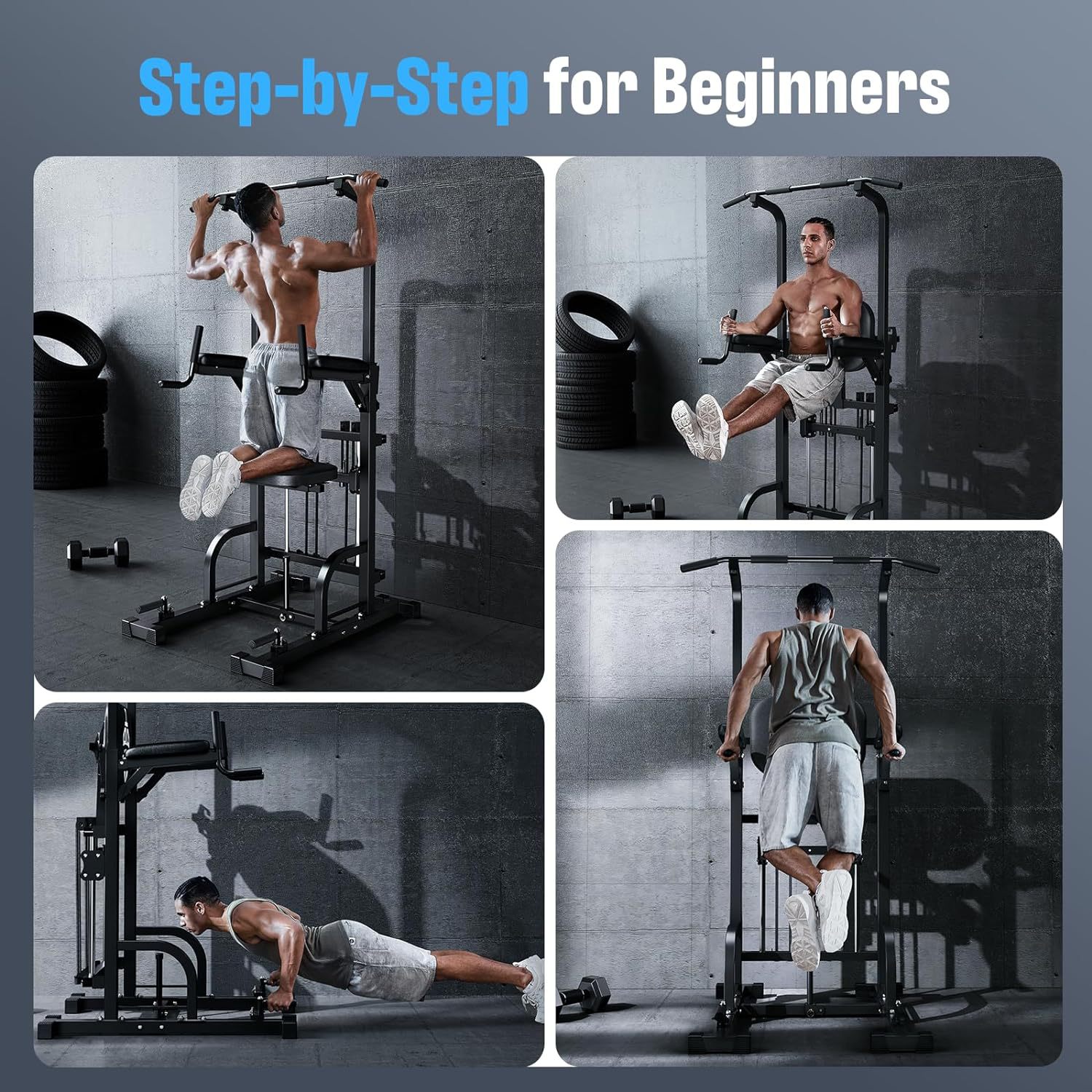 เครื่องออกกำลังกายแบบพาวเวอร์ท - Pull Up Bar Tower บทวิจารณ์และราคา