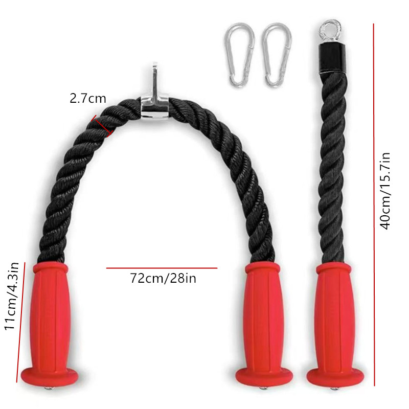 Ergonomic Tricep Ropes Non-Sli - Home Gym Online บทวิจารณ์และราคา