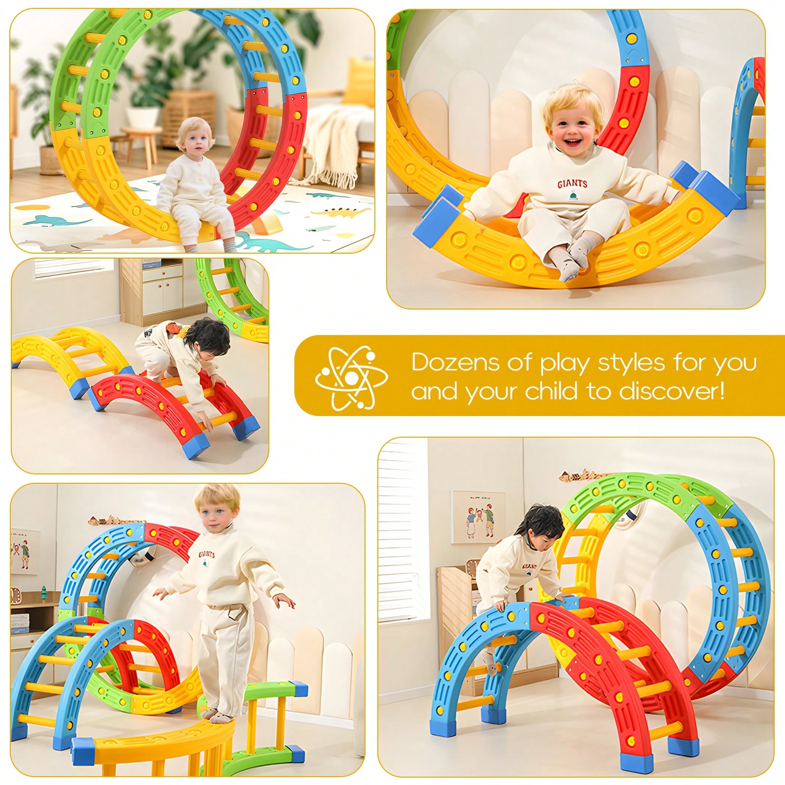 ของเล่นปีนป่ายสำหรับเด็กเล็กแบ - Home Gym Kids บทวิจารณ์และราคา