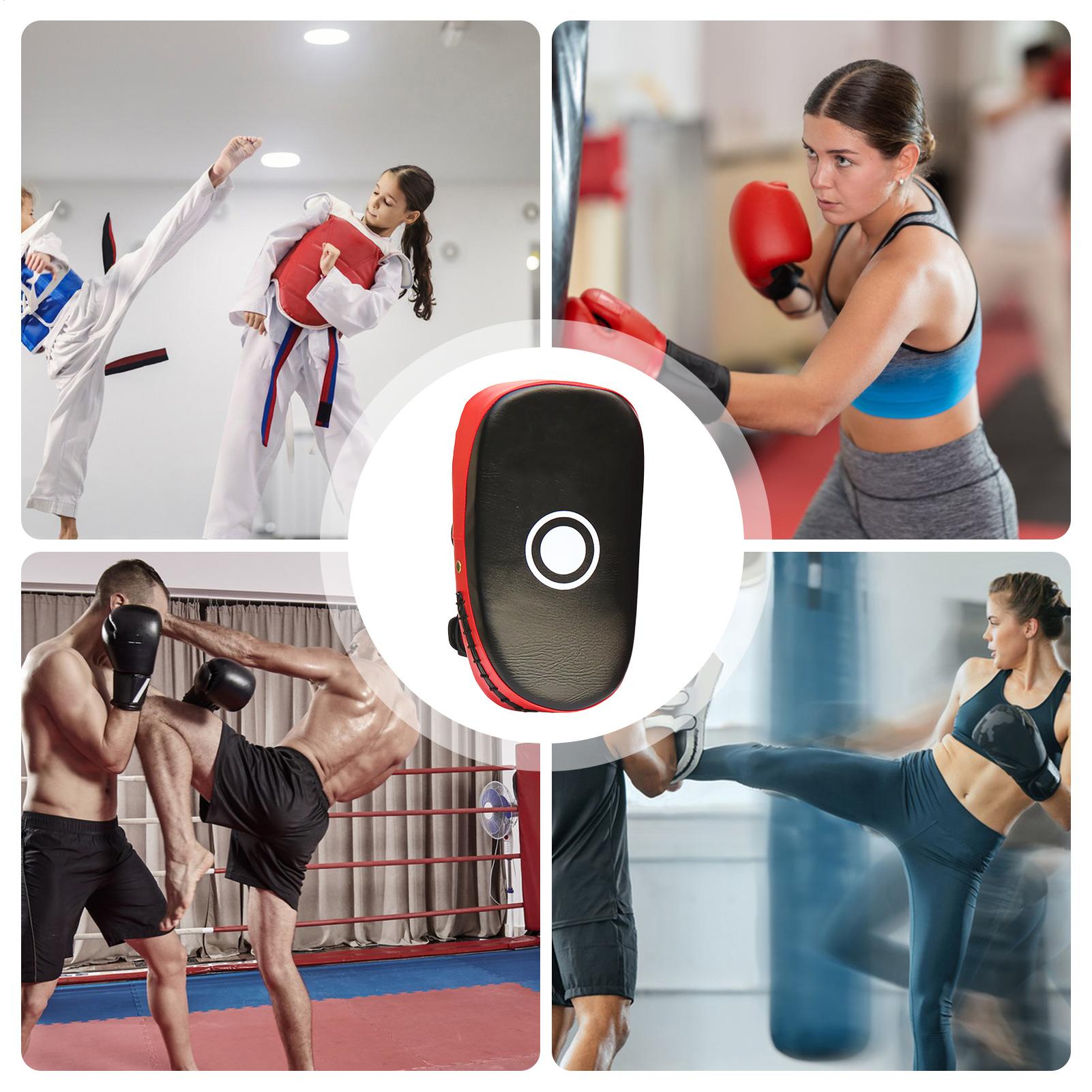 แผ่นรองซ้อมมวย หนัง PU แบบโค้ง - Home Gym Kids บทวิจารณ์และราคา