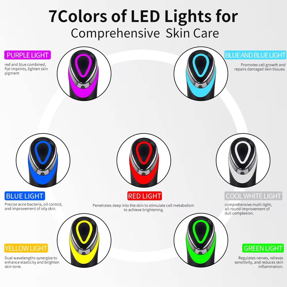 อุปกรณ์ดูแลผิวหน้า NEW 7 Color - Home Gym Pro บทวิจารณ์และราคา