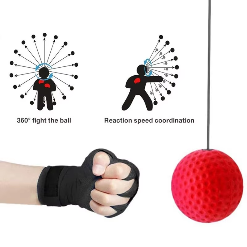ลูกบอลชกมวยแบบติดศีรษะ PU สำหร - Home Gym Online บทวิจารณ์และราคา