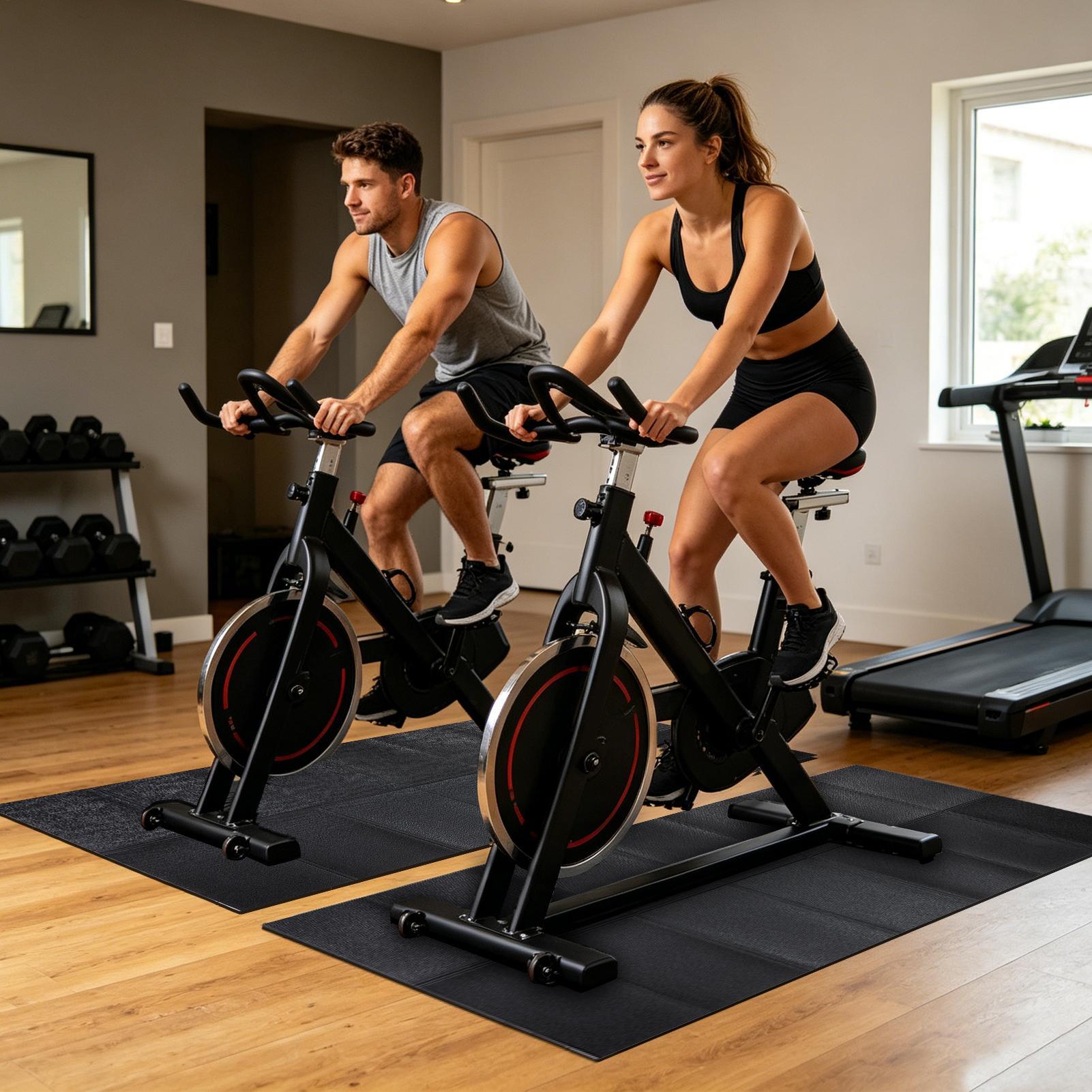แผ่นรองใต้ลู่วิ่งไฟฟ้าแบบหนาพิ - Home Gym Foldable บทวิจารณ์และราคา