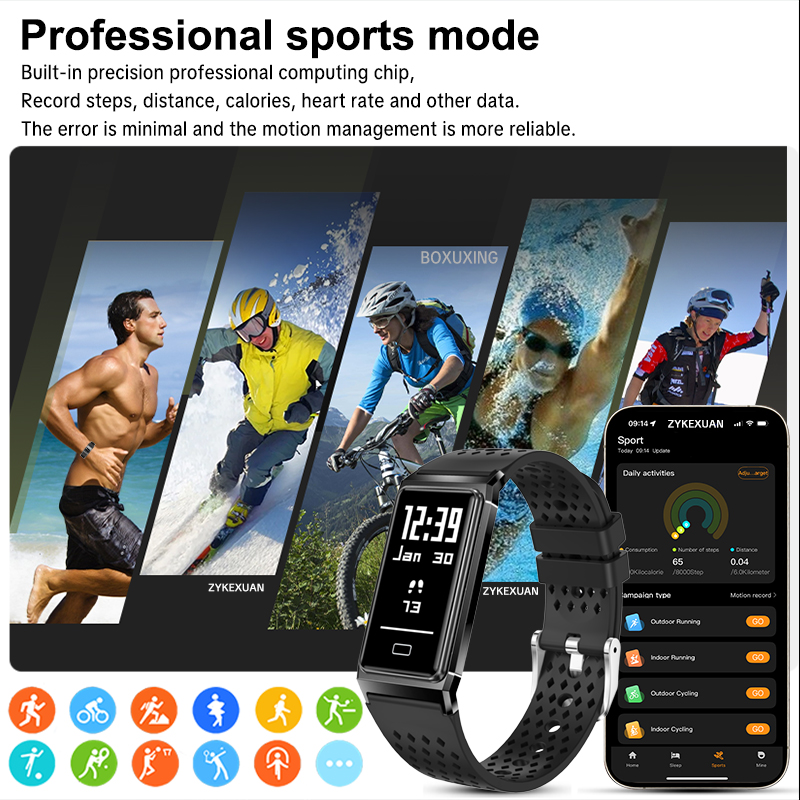 ใหม่ตัวติดตามฟิตเนสสร้อยข้อมือ - Resistance Band Heavy บทวิจารณ์และราคา