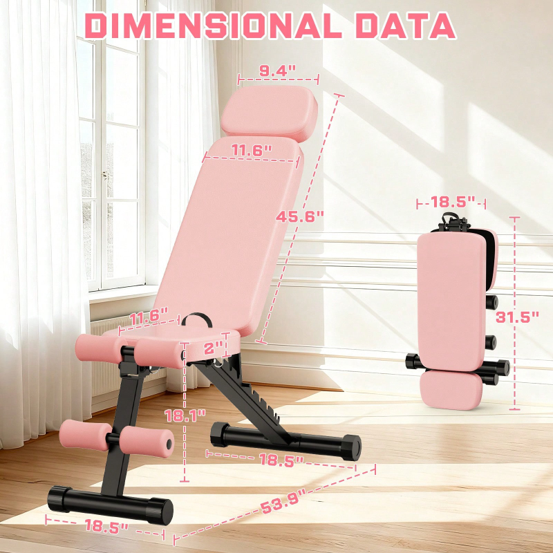 ม้านั่งยกน้ำหนักปรับระดับได้ 9 - Home Gym Foldable บทวิจารณ์และราคา